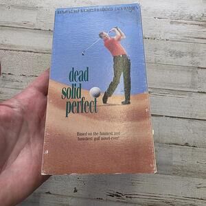 Dead Solid Perfect 1988 VHS  Randy Quaid Golf Movie COVER ONLY Only the SLEEVE